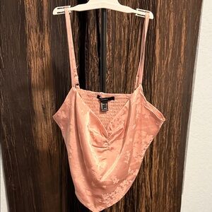 Forever 21 Blush Satin Top
